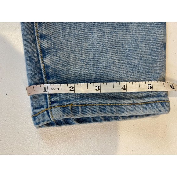 Old Navy Women Jeans Straight Leg Extra Stretch Secret Smooth Pockets Blue SZ 6S - Picture 8 of 9